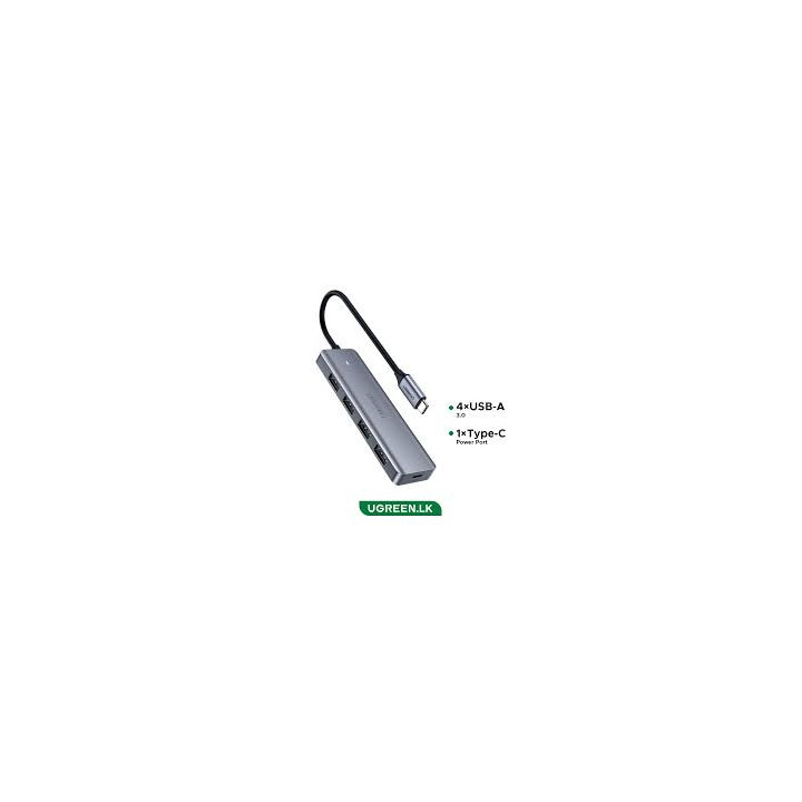 Ugreen 70336 (5in1) USB C To USB3.0*4,PD