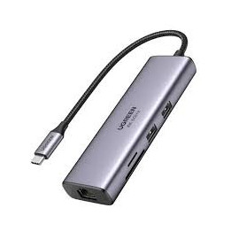 UGREEN 60515 7-in-1 USB-C Hub with HDMI, RJ45, SD/TF & PD Charging