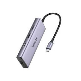 UGREEN 90119 9-in-1 USB-C Hub with Dual HDMI, LAN, SD/TF & PD Charging