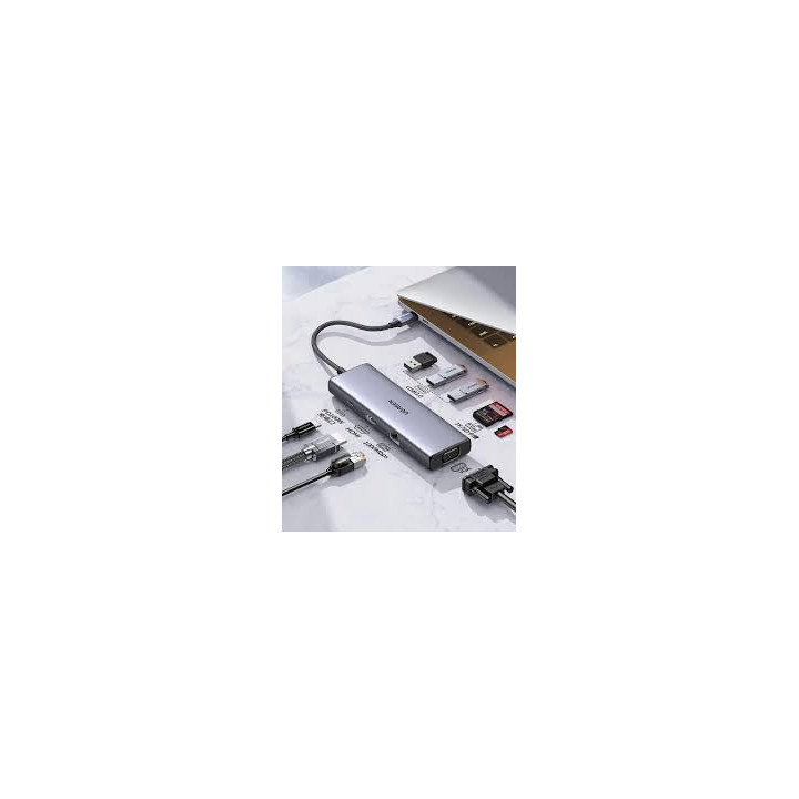 UGREEN 15600 9-in-1 USB-C Hub with HDMI, VGA, LAN, SD/TF & PD Charging