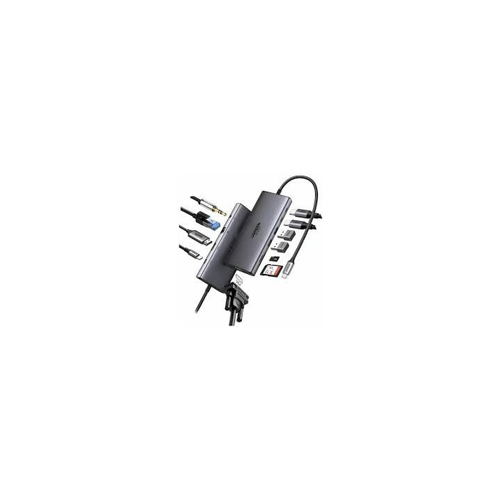 Model: UGREEN 45520 Product Type: 11-in-1 USB-C Hub Input Interface: USB-C USB-A Ports: 2 × USB HDMI Port: 1 × HDMI VGA Port: 1