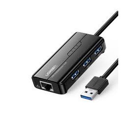 UGREEN 20265 4-in-1 USB 3.0 Hub with Gigabit Ethernet Adapter