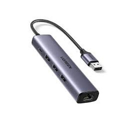 UGREEN 60554 4-in-1 USB 3.0 Hub with Gigabit Ethernet Adapter
