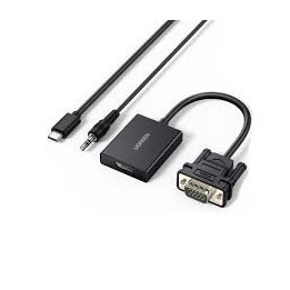 UGREEN 50945 VGA to HDMI Adapter Connector with Audio Support