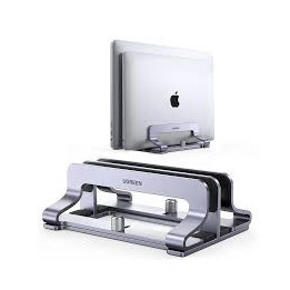 UGREEN 60643 Dual Slot Vertical Laptop Stand Adjustable Aluminum Holder