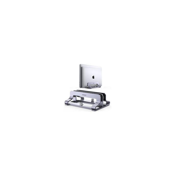 UGREEN 60643 Dual Slot Vertical Laptop Stand Adjustable Aluminum Holder