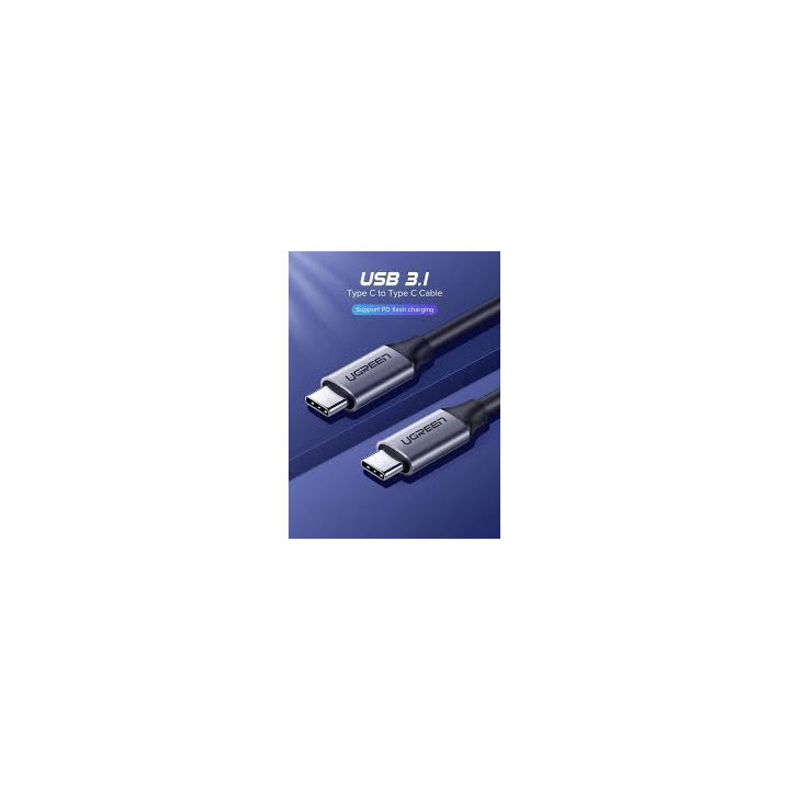 UGREEN 50751 USB-C to USB-C Cable 100W Fast Charging 1.5MFast charge and sync devices with the UGREEN 50751 USB-C to USB-C Cable