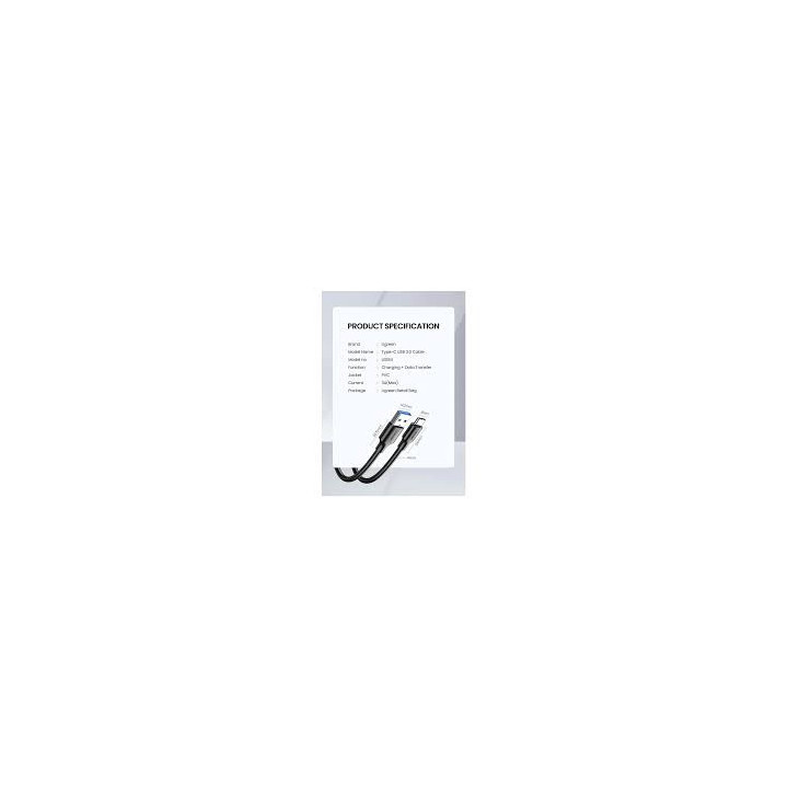 UGREEN 20884 USB-A to USB-C Cable 2M Fast Charging & Data Cable