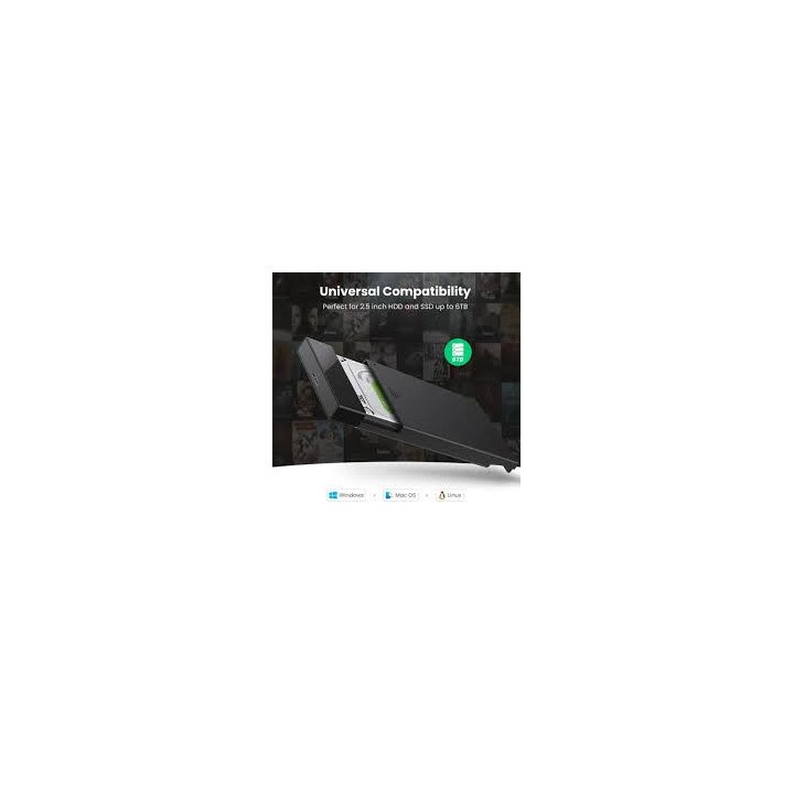 UGREEN 30848 2.5 Inch SATA HDD/SSD Enclosure USB 3.0