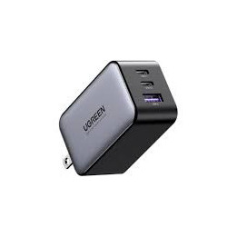 UGREEN 20700 65W GaN Charger 2 USB-C + 1 USB-A Fast Charging